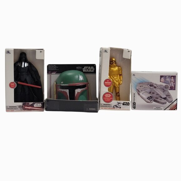 Star Wars Mandelorian Disney Mini Brands Gold Lot - Picture 8 of 8